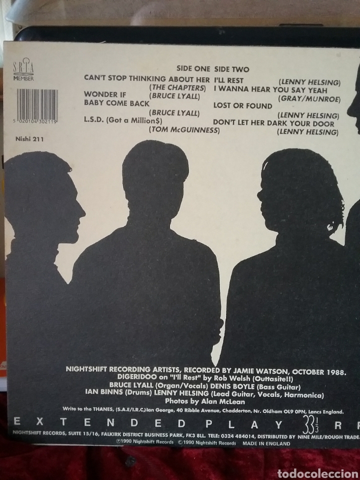 Discos de vinilo: The THANES 1990 10&rdquo; Nightshift Records. England - Foto 2