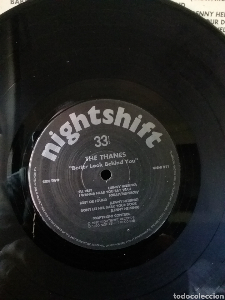 Discos de vinilo: The THANES 1990 10&rdquo; Nightshift Records. England - Foto 3