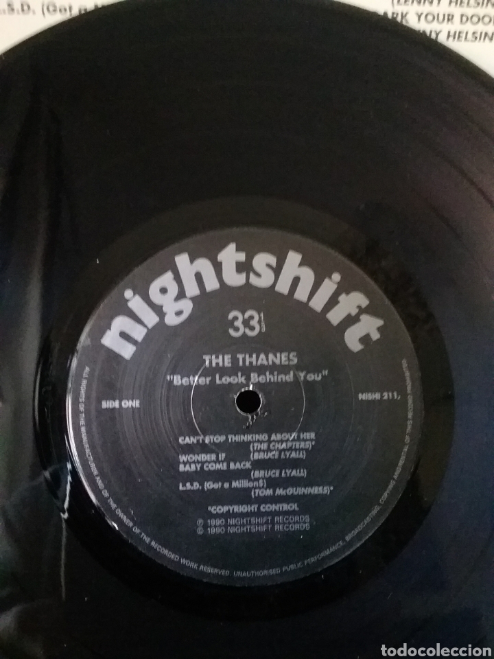Discos de vinilo: The THANES 1990 10&rdquo; Nightshift Records. England - Foto 4