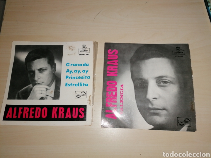 Discos de vinilo: Lote 2 singles de ALFREDO KRAUS - Foto 1