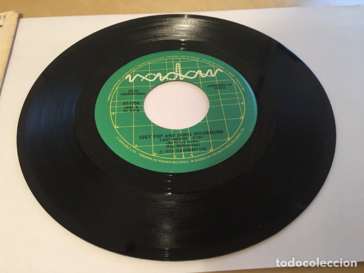 Discos de vinilo: Iggy Pop & James Williamson - Kill City - SINGLE PROMO RADIO 7” - HISPAVOX 1978 ESPAÑA - Foto 4 - 243627905