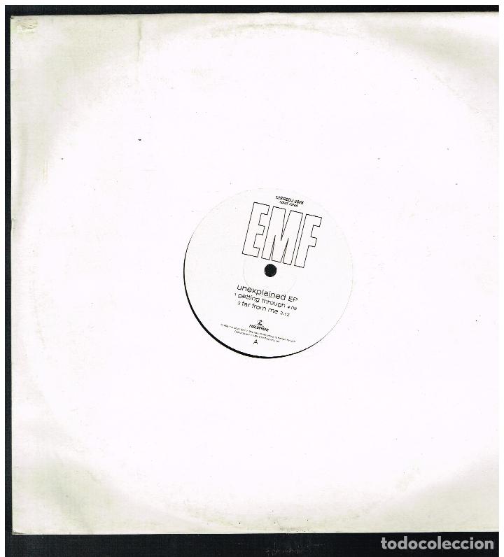 Discos de vinilo: EMF - UNEXPLAINED - MAXI SINGLE 1992 - ED. UK - Foto 1