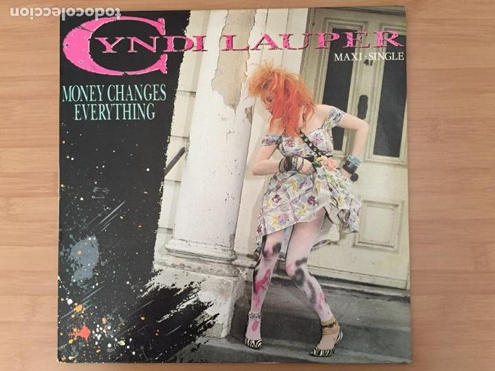 Discos de vinilo: Cyndi Lauper. Money changes everything (vinilo maxi1984) - Foto 1