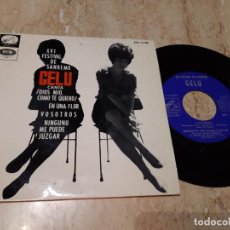 Discos de vinilo: GELU - DIOS MIO COMO TE QUIERO +3 - EP LA VOZ DE SU AMO / EMI 1966 // SAN REMO CHICA YE YE. Lote 243644530