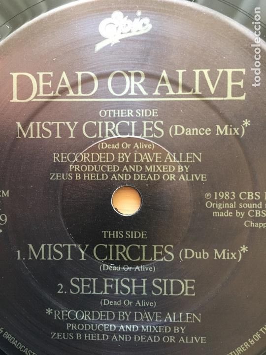 Discos de vinilo: DEAD OR ALIVE. Mysty circles (vinilo maxi 1983) - Foto 3