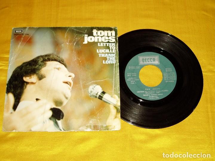 Discos de vinilo: Single Tom Jones - Letter to Lucylle - Foto 1