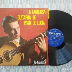 Dischi in vinile: DISCO LP VINILO LA FABULOSA GUITARRA DE PACO DE LUCIA GITANOS TRIANEROS LLANTO A CADIZ JEREZANA. Lote 243678225