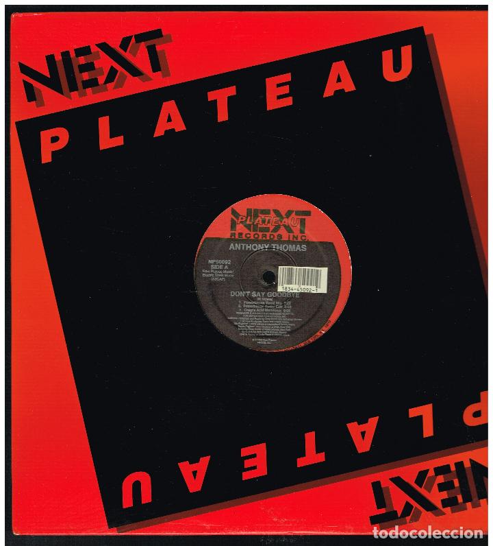 Discos de vinilo: ANTHONY THOMAS - DONT SAY GOODBYE - MAXI SINGLE 1989 - ED. USA - Foto 1