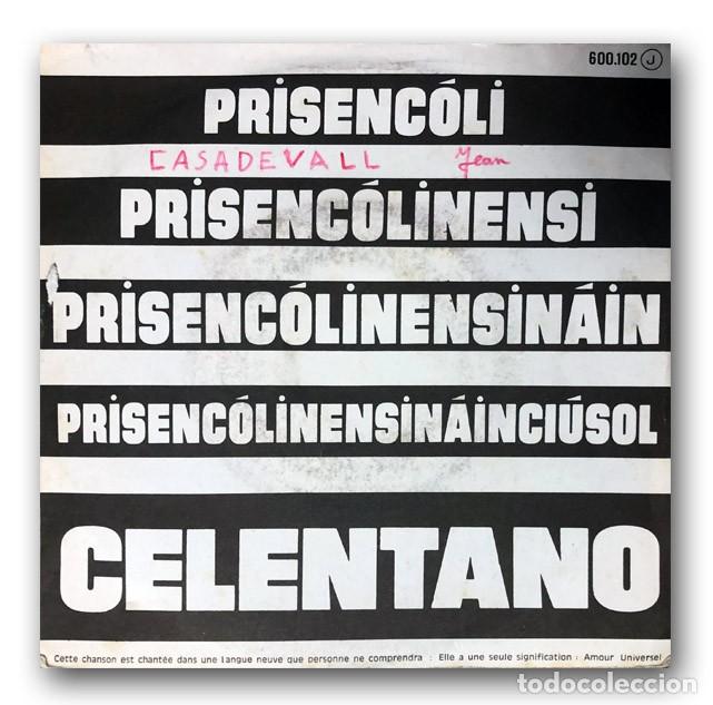 Discos de vinilo: Adriano Celetano - Prisencolinensinainciusol