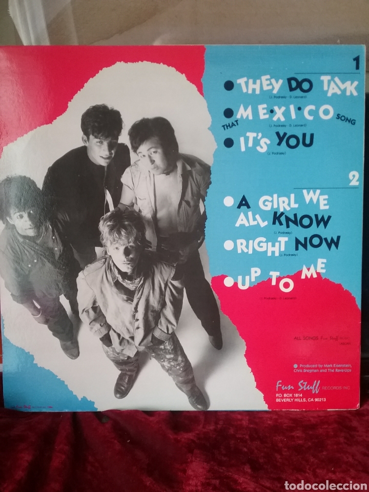 Discos de vinilo: The RAVE-UPS 1983 Fun Stuff Records C.A. - Foto 2