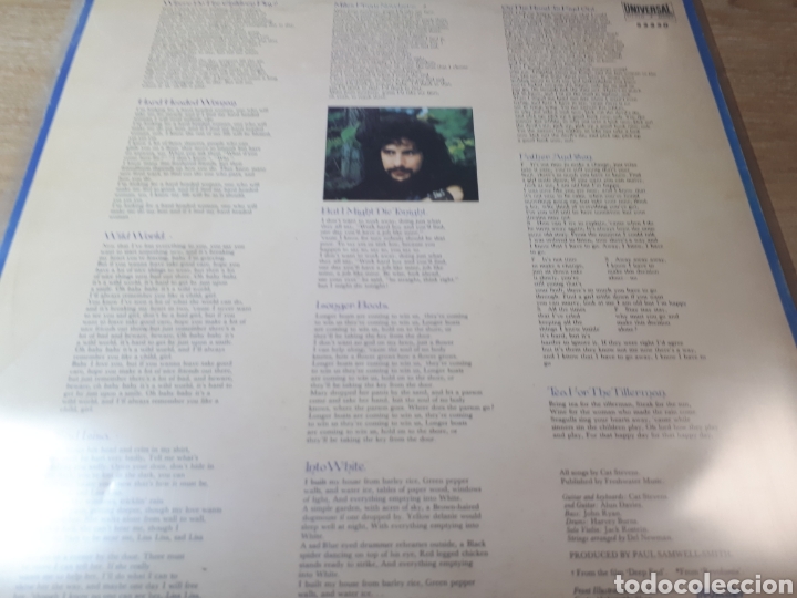 Discos de vinilo: CAT STEVENS TEA FIR THE TILLERMAN - Foto 2