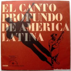 Discos de vinilo: ALFREDO Y YOLANDA DE ROBERTIS, PEDRO SERRANO - EL CANTO PROFUNDO DE AMERICA LATINA - LP 1971 BPY