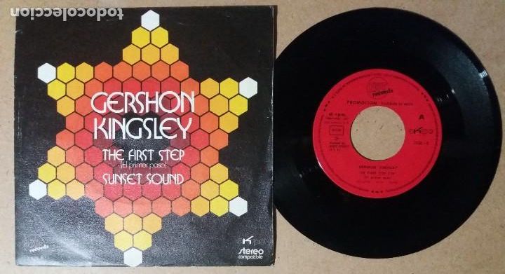 Discos de vinilo: GERSHON KINGSLEY / THE FIRST STEP / SINGLE 7 PULGADAS - Foto 1