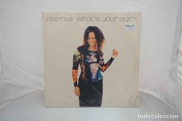 Discos de vinilo: VINILO 12&rdquo; - LP - WHAT&acute;S YOUR SING? - DES&acute;REE - Foto 1