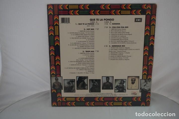 Discos de vinilo: VINILO 12&rdquo; - LP - QUE TE LA PONGO - GARIBALDI / EMI - Foto 3