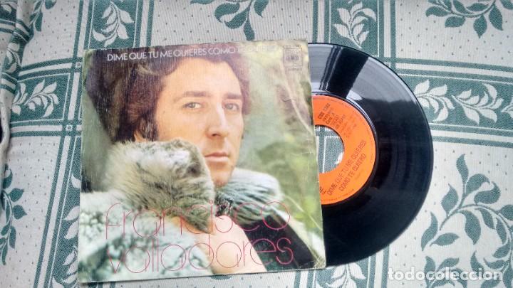 Discos de vinilo: SINGLE (VINILO) DE FRANCISCO VALLADARES A&acute;PS 70 - Foto 1