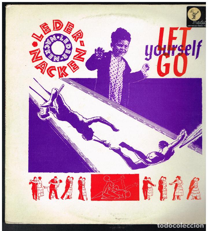 Discos de vinilo: LEDERNACKEN - LET YOURSELF GO - MAXI SINGLE 1988 - ED. UK - Foto 1
