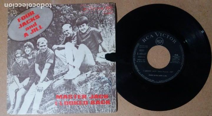 Discos de vinilo: FOUR JACKS AND A JILL / MASTER JACK / SINGLE 7 PULGADAS - Foto 1