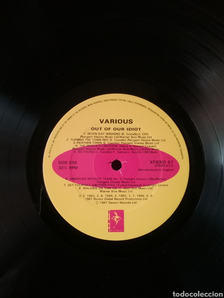 Discos de vinilo: ELVIS COSTELLO 1987 Demon Records - Foto 5