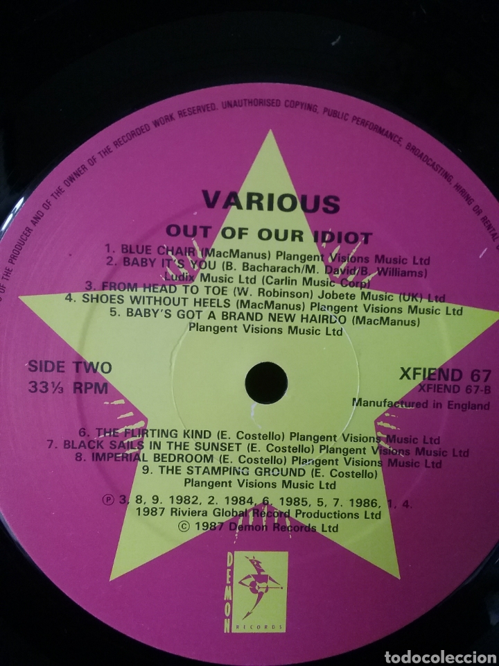 Discos de vinilo: ELVIS COSTELLO 1987 Demon Records - Foto 6