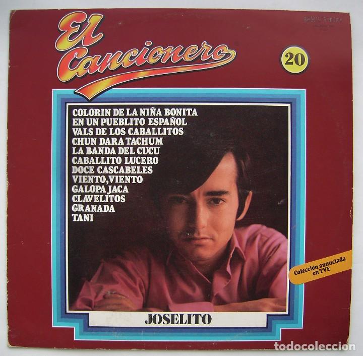 Discos de vinilo: JOSELITO. EL CANCIONERO. LP. - Foto 1