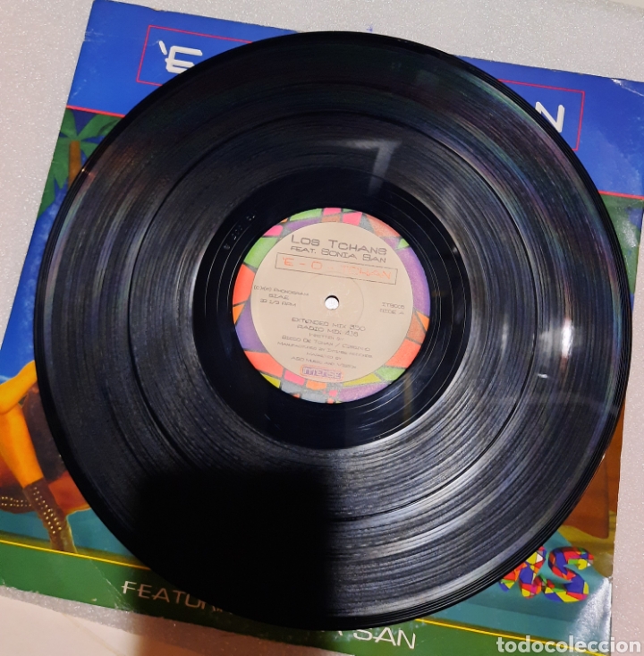 Discos de vinilo: Los Tchans featuring Sonia san - E-O-Tchan - Foto 2