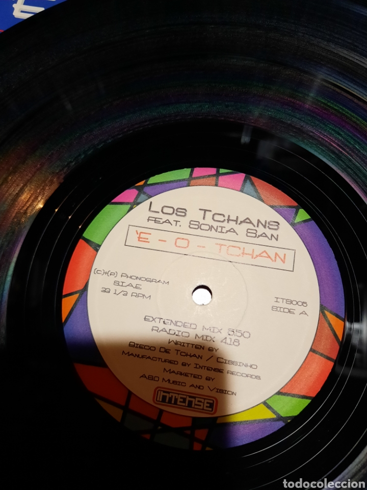 Discos de vinilo: Los Tchans featuring Sonia san - E-O-Tchan - Foto 3