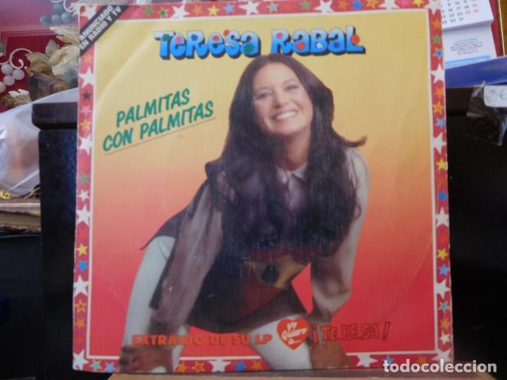 Discos de vinilo: 1 DISCO SINGLE TERESA RABAL PALMITA CON PALMITA - Foto 1