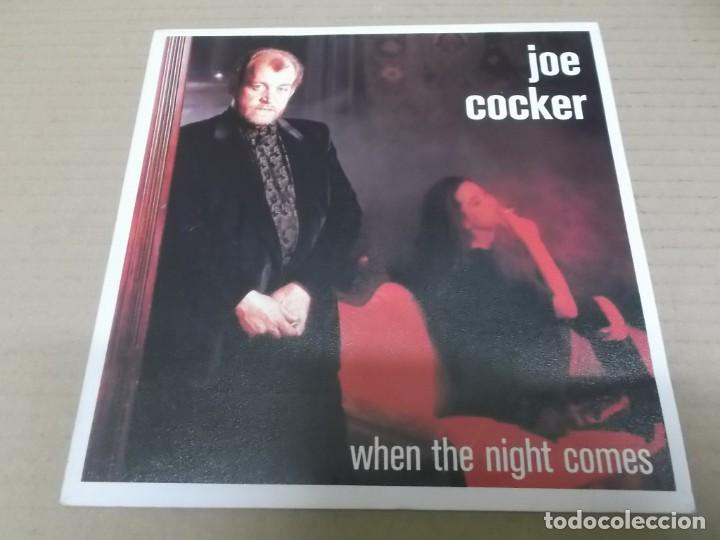 Discos de vinilo: JOE COCKER (SN) WHEN THE NIGHT COMES A&Ntilde;O 1989 - Foto 1