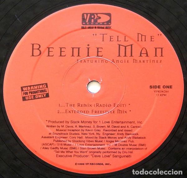 Discos de vinilo: Beenie Man &lrm;&ndash; Tell Me - Foto 1