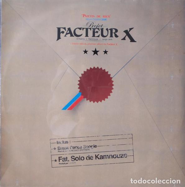 Discos de vinilo: Projet Facteur X &lrm;&ndash; Break Dance Boogie / Fat - Foto 1