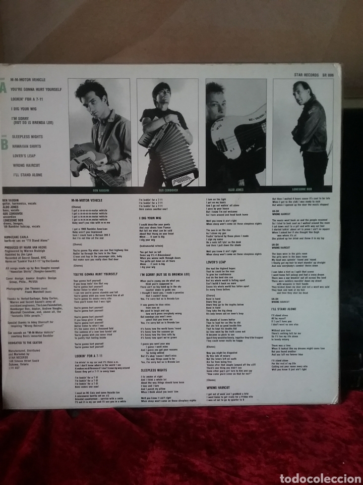 Discos de vinilo: BEN VAUGHN COMBO 1986 Star Records - Foto 2