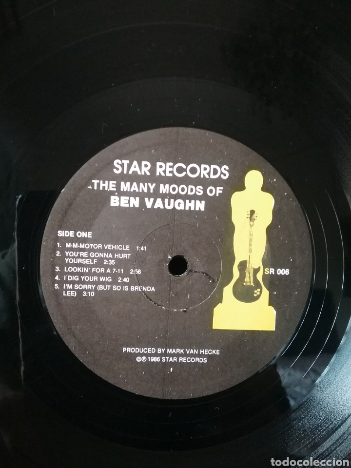 Discos de vinilo: BEN VAUGHN COMBO 1986 Star Records - Foto 4