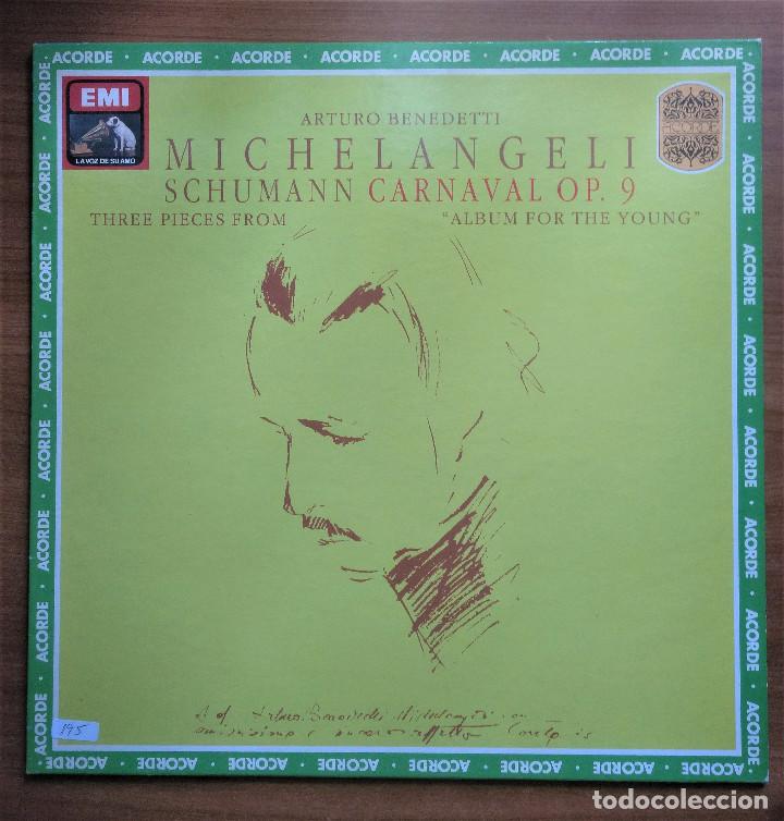 Vinyl records: Michelangeli, Schumann, Carnaval Op.9, EMI Records 037 1026131