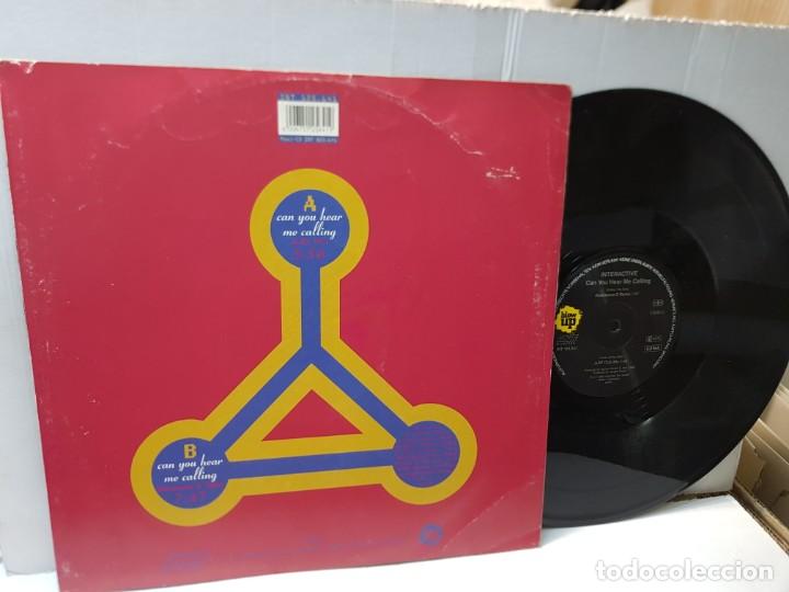 Discos de vinilo: MAXI SINGLE-INTERACTIVE-CAN YOU HEAR ME CALLING- en funda original 1994 - Foto 2