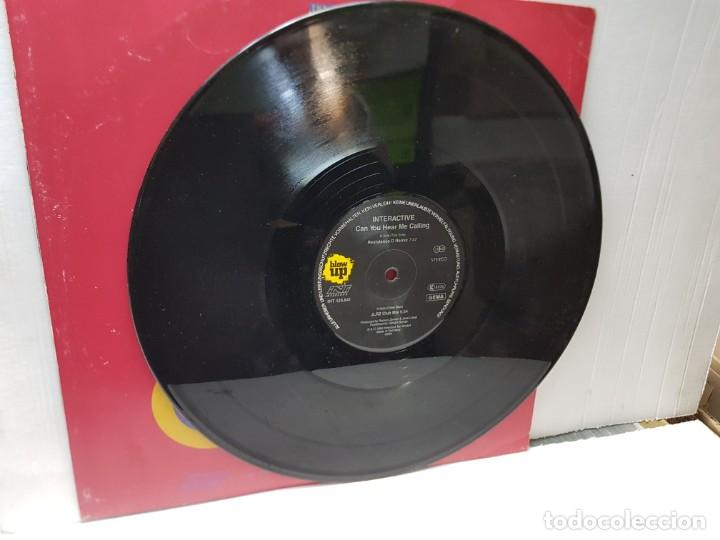 Discos de vinilo: MAXI SINGLE-INTERACTIVE-CAN YOU HEAR ME CALLING- en funda original 1994 - Foto 3