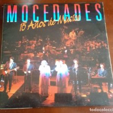 Discos de vinilo: MOCEDADES - 15 AÑOS DE MUSICA - 2.LP.S - 1985. Lote 244626485