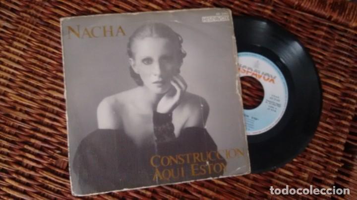 Discos de vinilo: SINGLE (VINILO) DE NACHA GUEVARA A&Ntilde;OS 80 - Foto 1