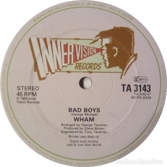 Discos de vinilo: Wham! &lrm;&ndash; Bad Boys - Foto 2