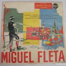 Discos de vinilo: EP DE MIGUEL FLETA, AMAPOLA + 3 (AÑO 1959), VER FOTOS