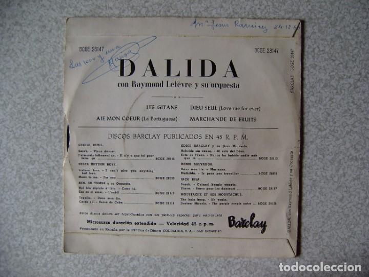Discos de vinilo: DALIDA.LES GITANS + 3...PEDIDO MINIMO 5&euro;...LEER - Foto 2