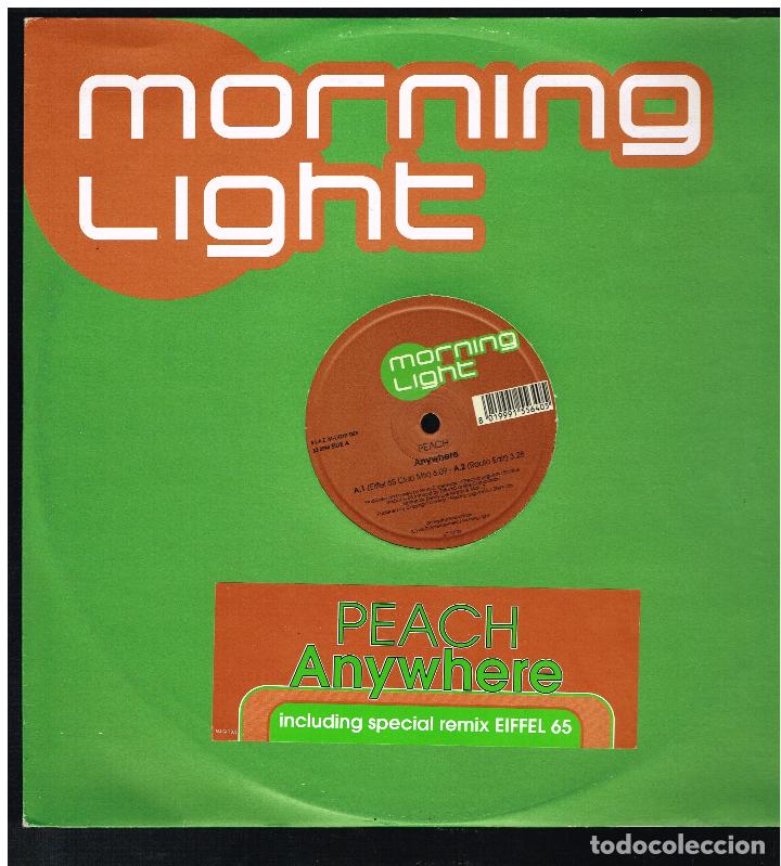 Discos de vinilo: PEACH - ANYWHERE - MAXI SINGLE 2000 - ED. ITALIA - Foto 1