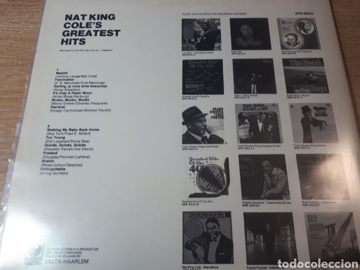 Discos de vinilo: NAT K8NG COLE S GREATEST HITS - Foto 2