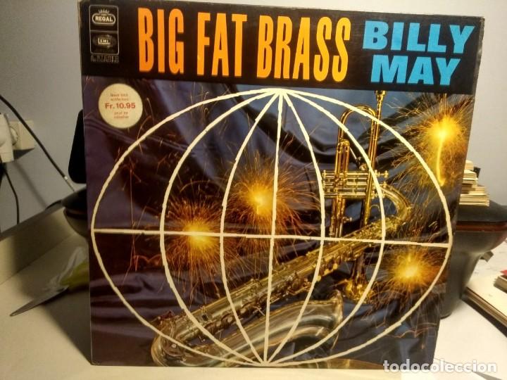 Discos de vinilo: LP BILLY MAY : BIG FAT BRASS - Foto 1
