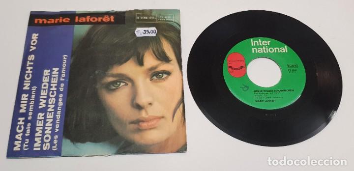 Discos de vinilo: MARIE LAFORET. MACH MIR NICHTS VOR. SINGLE. - Foto 2