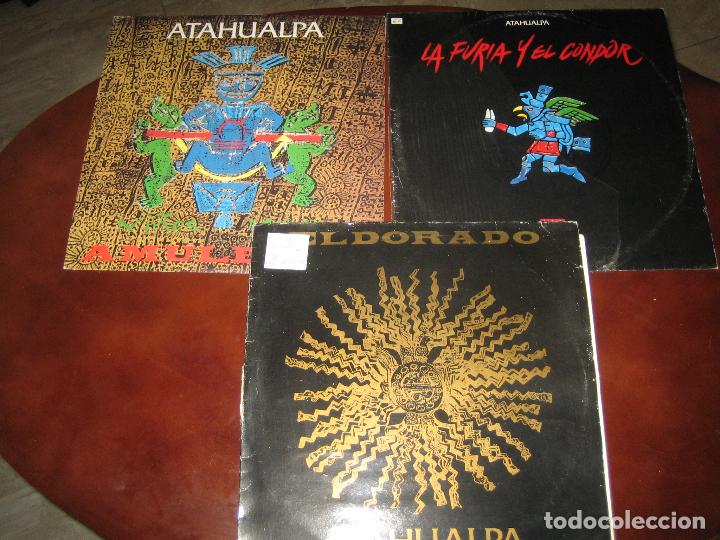 Discos de vinilo: ATAHUALPA - LOTE DE 3 LPS - Foto 1