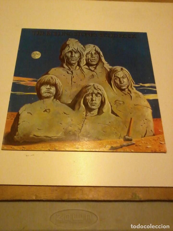 Discos de vinilo: The Rolling Stones LP Solid Rock Esp.1989 - Foto 1