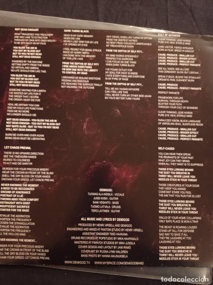 Discos de vinilo: DEMIGOD - LET CHAOS PREVAIL LP - Foto 3