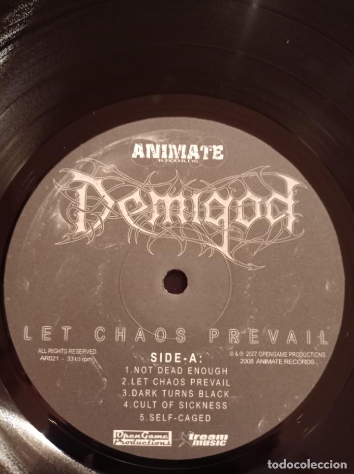 Discos de vinilo: DEMIGOD - LET CHAOS PREVAIL LP - Foto 5