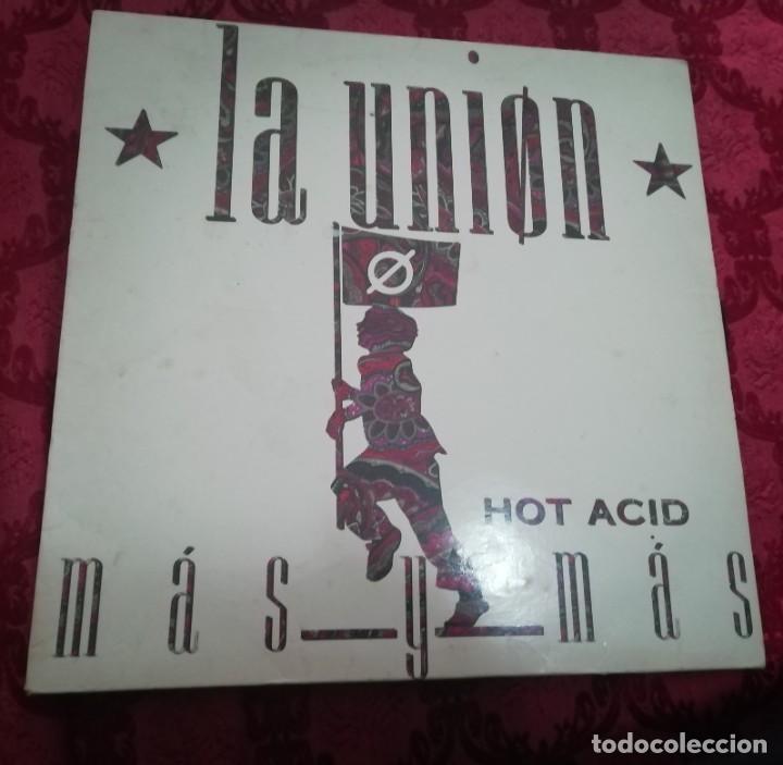 Discos de vinilo: Lp la uni&oacute;n hot acid m&aacute;s y mas - Foto 1